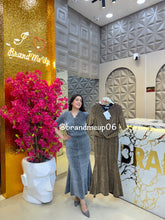 Partywear Frill Stretchable Dress (PRM-486)